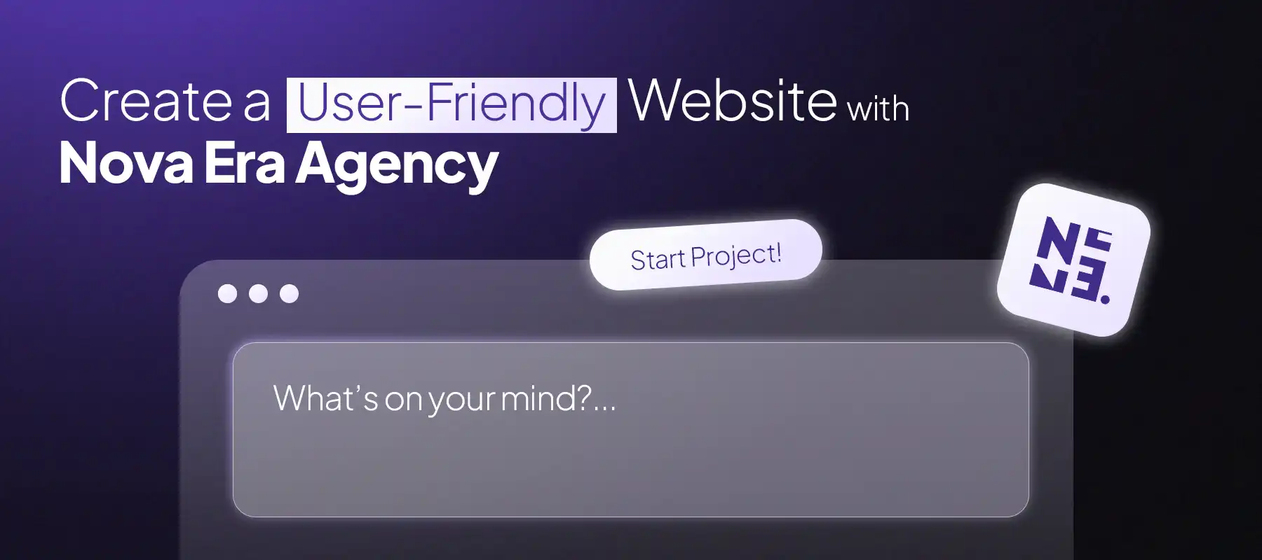 Create a User-Friendly Website With Nova Era Agency Professional web design mockup showing a user-friendly website created by Nova Era Agency to enhance user experience.